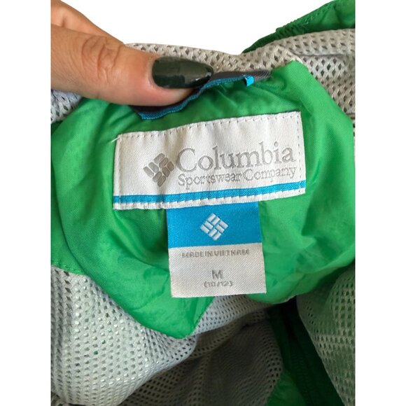COLUMBIA Girls Windproof Rain Jacket Size Medium 8/10 - Picture 9 of 9